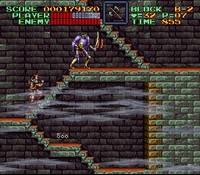 une photo d'Ã©cran de Super Castlevania 4 sur Nintendo Super Nes